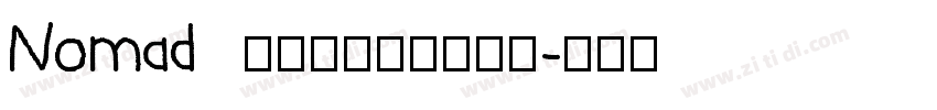 Nomad   波西米亚无衬线字体字体转换